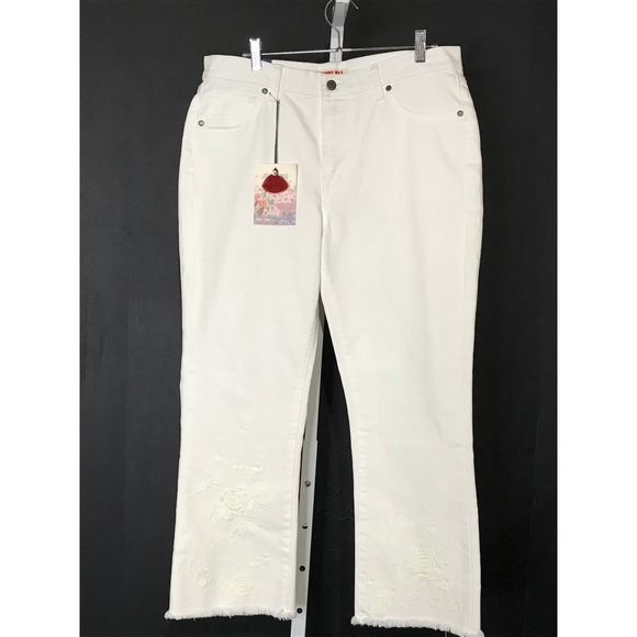 Johnny Was The Cropped Baby‎ Boot Jeans Size 31 - Picture 3 of 12